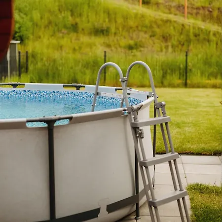 וילה Pod Wzgorzem Z Sauna, Jacuzzi I Basenem